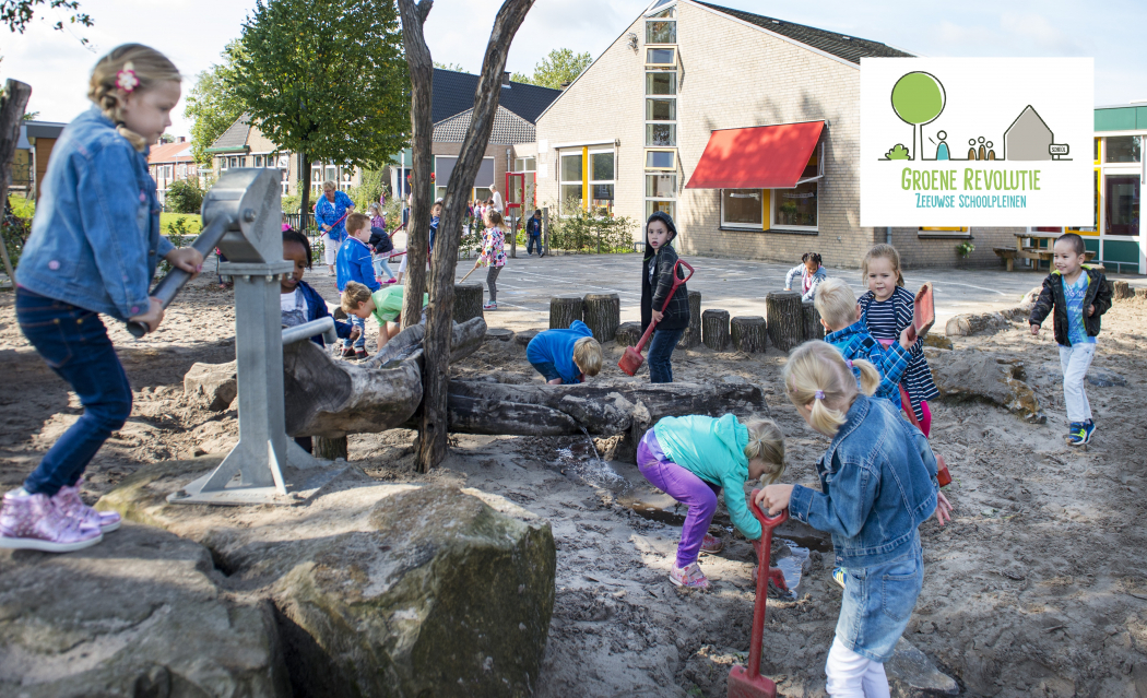 Zeeuwse schoolpleinen gaan flink vergroenen