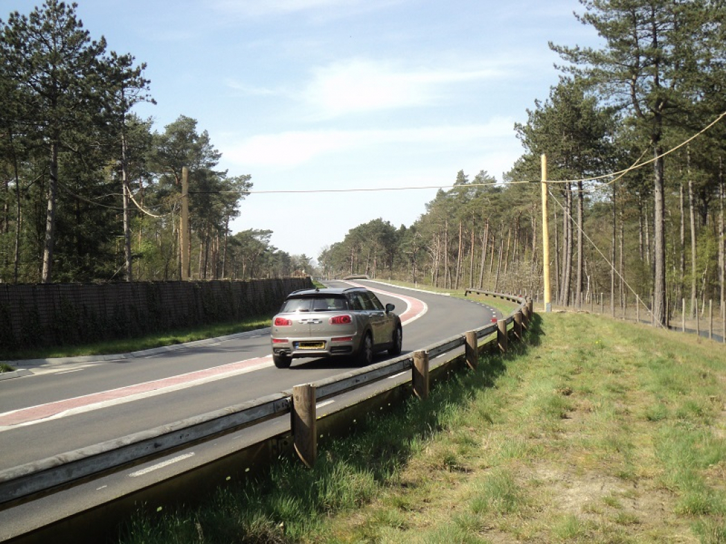 Boombruggen over de oostelijke rondweg in Nunspeet