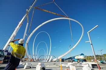 De installatie van Spanda. © Robert Frith