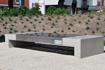 Solar Bench werkt op zonne-energie