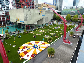 Grootste pop up park ter wereld in Rotterdam