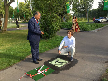 Glow-in-the-dark beeltenissen in Haags Zuiderpark