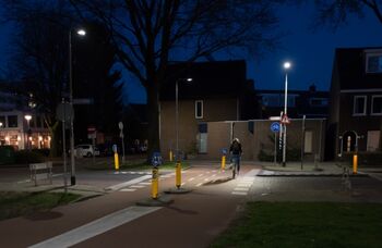 Veiliger fietsoversteken in Tilburg met nieuwe verlichting