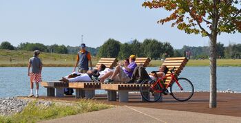 Loungen in een van de grootste parken van Amerika