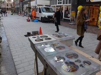 Borsato en co verwerkt in straatbeeld van Alkmaar