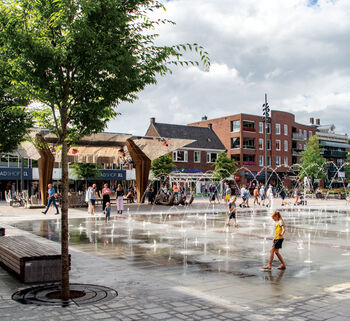 Hoogeveens waterkunstwerk is knipoog naar het verleden