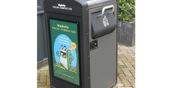 Elektronische afvalbak voor centrum Haarlem