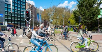 Openbare ruimte opnieuw inrichten door populariteit fiets