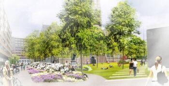 Nieuw stadspark in hartje Rotterdam
