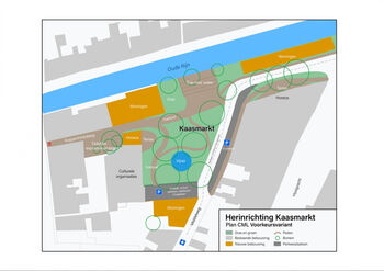 'Sfeerloze' Kaasmarkt in Leiden moet groene ontmoetingsplaats worden