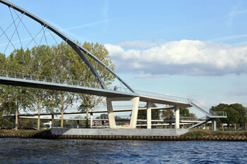 Gebruikers dik tevreden met fietsbrug Nigtevecht