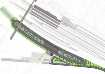 Berken vergroenen nieuw busstation Zwolle