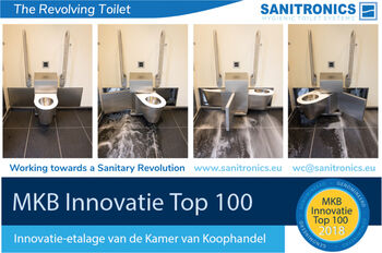 The Revolving Toilet in MKB Innovatie top 100