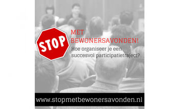 UPDATE: Nog maar enkele plekken voor Masterclass Stop met Bewonersavonden