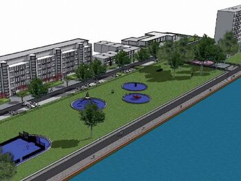 Parkzone langs Amsterdam-Rijnkanaal