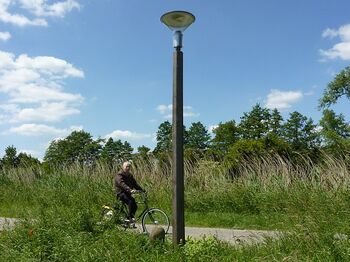 Wereldprimeur klimaatpositieve lichtmast