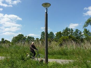 Wereldprimeur klimaatpositieve lichtmast