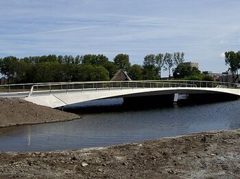 Bijzondere fietsbrug Heerhugowaard 