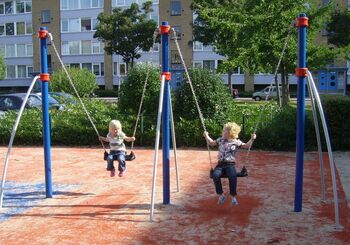 Duo schommel zonder bovenbalk