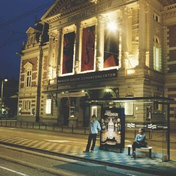 Straatmeubilair op groene stroom