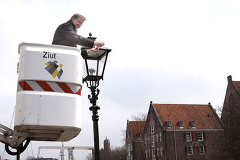 Dimbare verlichting in binnenstad Zwolle