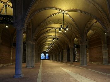 Speciale verlichting onderdoorgang Rijksmuseum