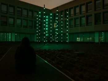 Zen tuin bij Hotelschool Amsterdam