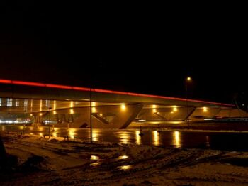 Unieke LEDLine-verlichting viaducten N201