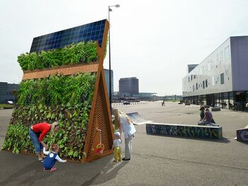 Eco Wigwam finalist prijsvraag Groene Gevel