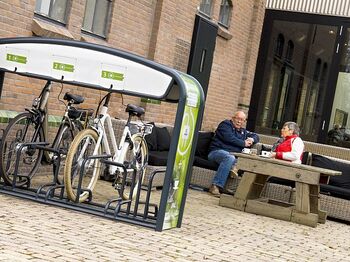 Fietsparkeren, -opladen en verdienmodel in één