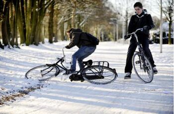 CROW test gladheidsbestrijding op fietspaden