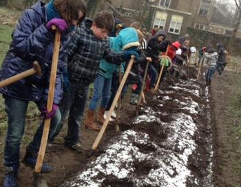 Kindermoestuin op landgoed Haanwijk geopend