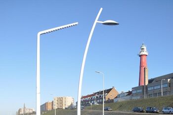 Led-verlichting op Boulevard Scheveningen