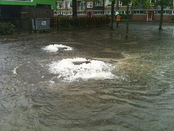 Wateropvang onder Nassauplein Eerbeek