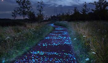 Roosegaarde ontwerpt glinsterend Van Gogh fietspad