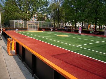 Sportveld Waalstraat Enschede vernieuwd
