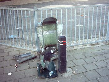 Schade straatmeubilair Wijchen verdubbeld