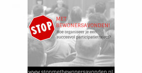 Masterclass 'Stop met Bewonersavonden - 25 september