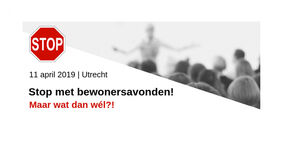 Masterclass 'Stop met Bewonersavonden' - 11 april