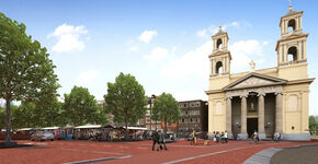 Herinrichting Waterlooplein in drie projecten