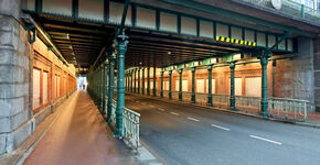 Nieuw licht in oude spoorpassage
