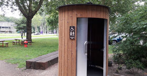 Duurzame toiletvoorziening in Amsterdamse Bos