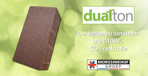 Dualton, de betonstraatsteen met 100% CO2 reductie