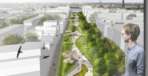 Het dak van de spoortunnel Delft verandert in een groen park