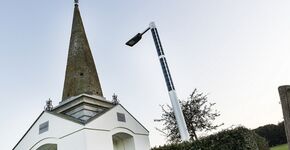 Stand alone lichtmast oplossing voor locaties zonder netwerk