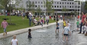 Water op Raadhuisplein Emmen geeft gemeente enorme boost