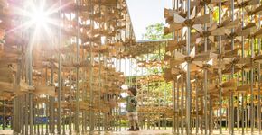 Energy Pavilion is ‘kinetisch bos van molens’