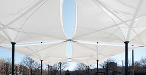 Modulair Tensilation systeem brengt open ruimtes tot leven