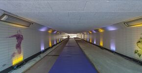 Fietstunnel Weesp veiliger door kunstwerk