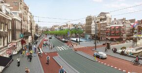 Rode Loper Amsterdam van start op Rokin en Muntplein